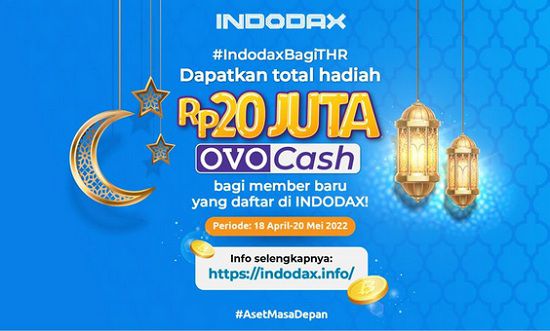 Indodax Bagi-Bagi THR Total 20 Juta Rupiah