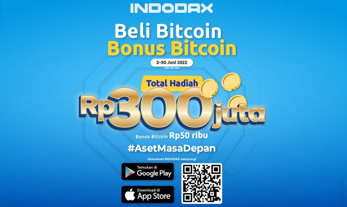 Beli Bitcoin Dapat Bonus Bitcoin di Indodax