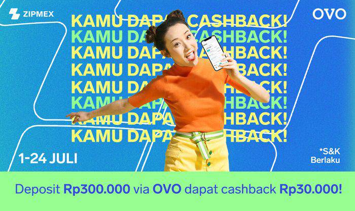 Cashback OVO di Zipmex