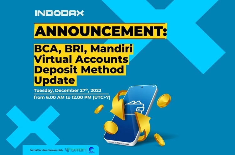 Indodax Update Metode Deposit