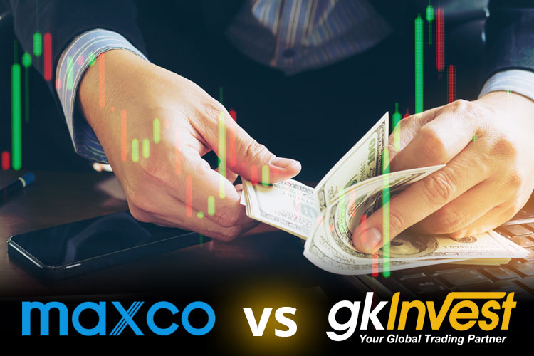 Biaya Trading Broker Maxco Vs GKInvest