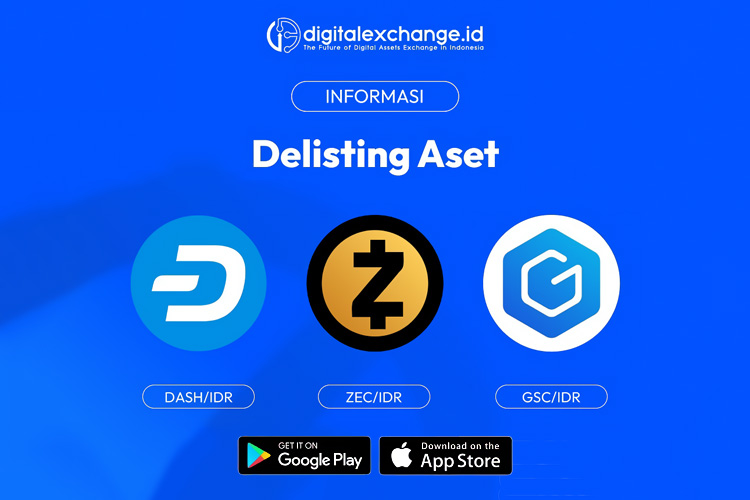 DigitalExchange Delisting Dash dan ZCash