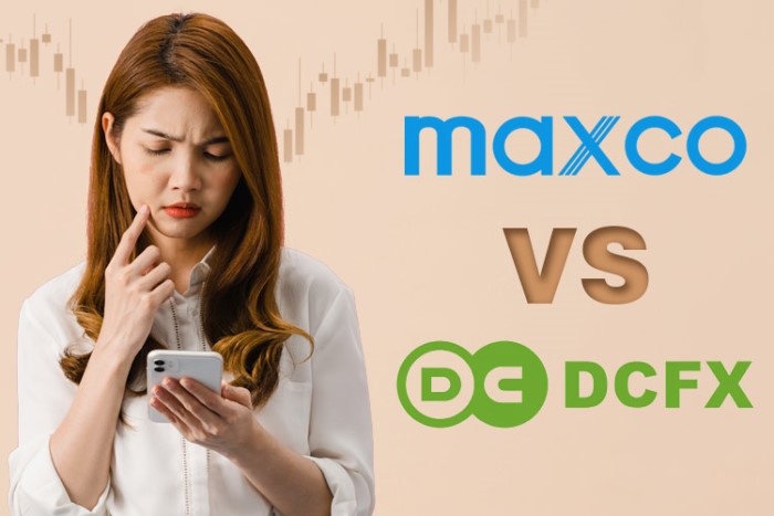 Aplikasi Trading Maxco Vs DCFX
