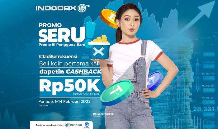 Promo Seru Februari Indodax, Dapatkan Cashback USDT
