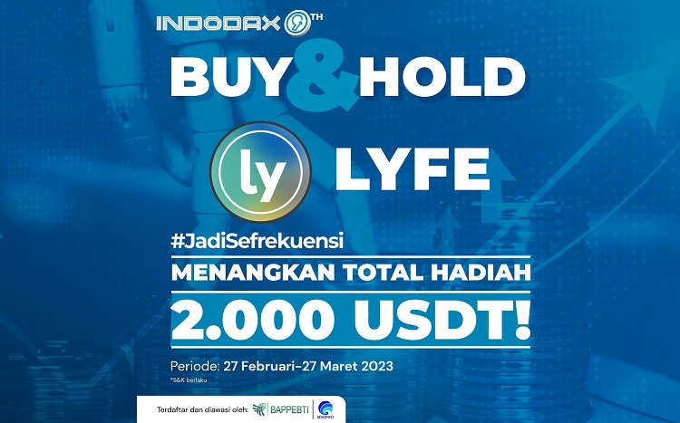 Ikuti Promo Buy & Hold LYFE di Indodax, Dapatkan Airdrop 2,000 USDT