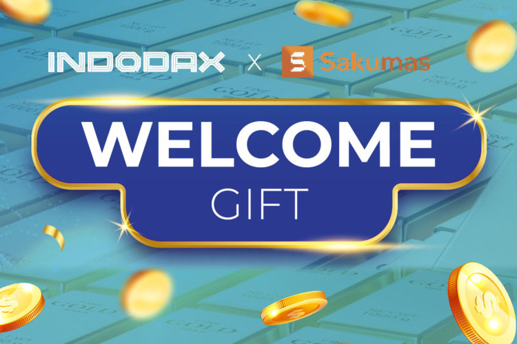 Promo Sakumas Buat Pengguna Indodax, Dapatkan Emas Digital Gratis