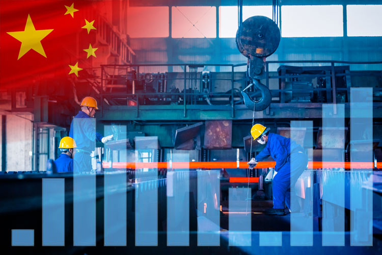 PMI Manufaktur China Stabil, Sektor Jasa Capai Level Tertinggi 12 Tahun