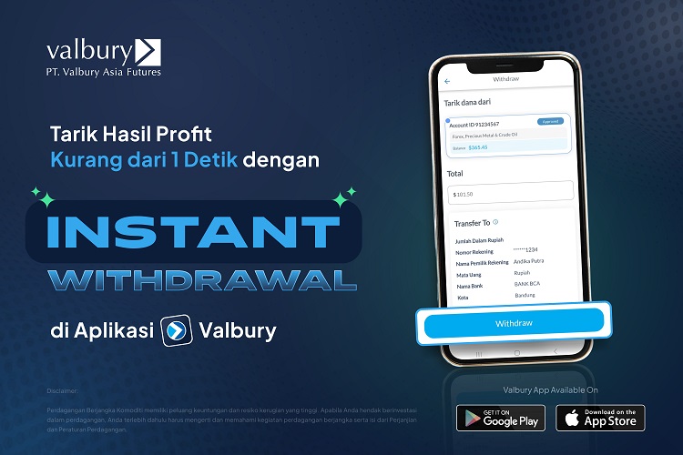 instant withdrawal valbury