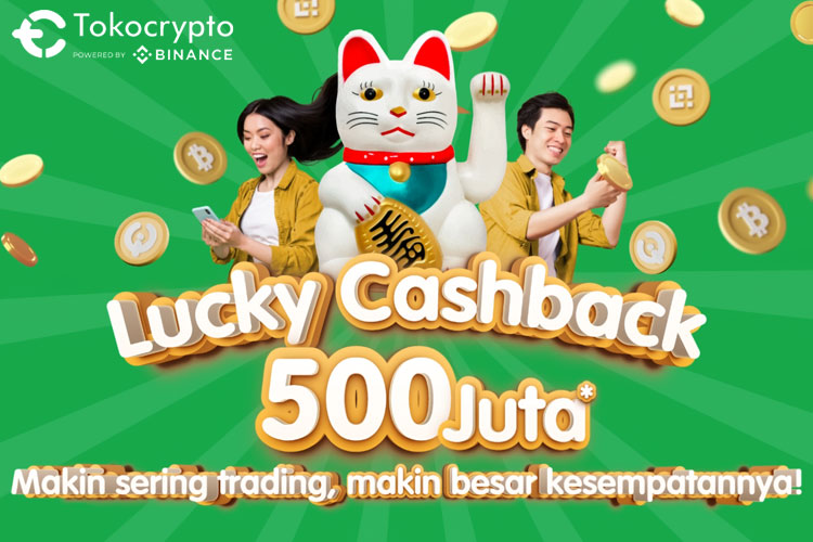 Tokocrypto Adakan Lucky Cashback