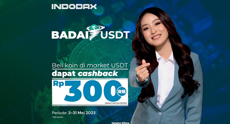 Promo Badai USDT Indodax Bertabur Cashback Menarik